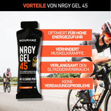 Nrgy Gel 45 Orange Kohlenhydrate Energie Triathlon Laufen Radfahren Nduranz