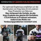 Nrgy Gel 45 Lemon Kohlenhydrate Energie Triathlon Laufen Radfahren Nduranz