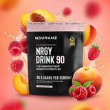 Nrgy Drink 90 Peach Raspberry Limited Edition Kohlenhydrate Energie Triathlon Laufen Radfahren Nduranz